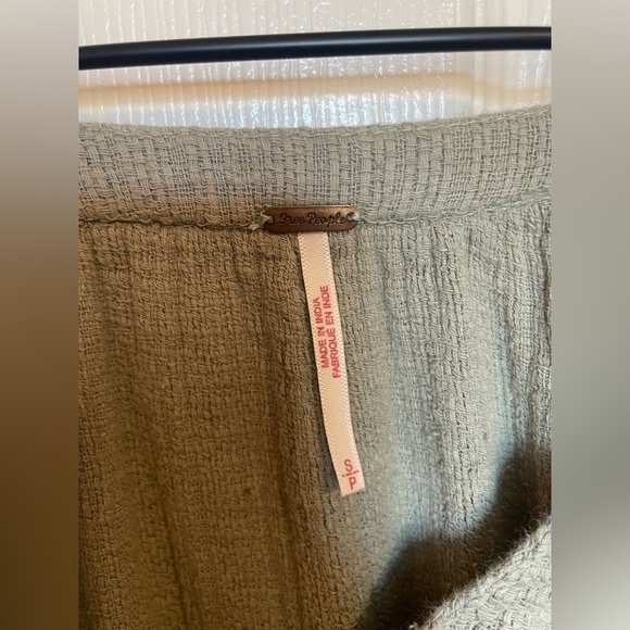 Free People Seersucker Henley - Picture 5 of 9